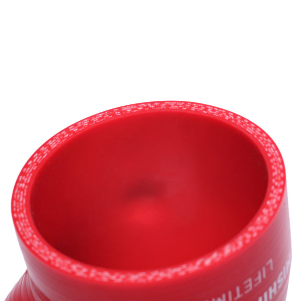 Mishimoto Subaru WRX Red Silicone Throttle Body Hose - MMHOSE-SUB-ITBRD for 2008-2014 Subaru Impreza - installed view
