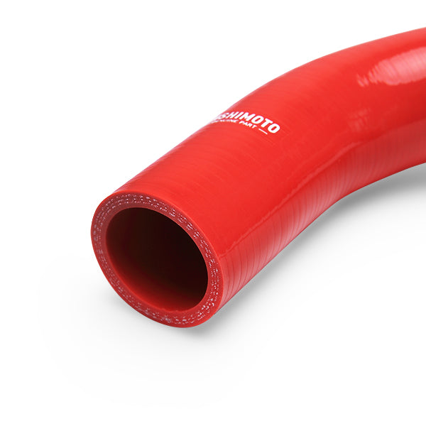 Mishimoto 05-15 Toyota Tacoma 4.0L V6 Red Silicone Hose Kit - MMHOSE-TAC40-05RD for 2005-2015 Toyota Tacoma - installed view