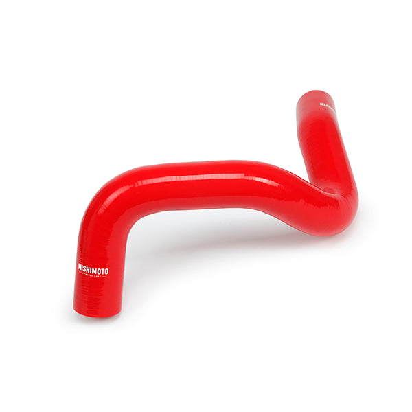 Mishimoto 2012+ Jeep Wrangler 6cyl Red Silicone Hose Kit - MMHOSE-WR6-12RD for 2012-2018 Jeep Wrangler - installed view