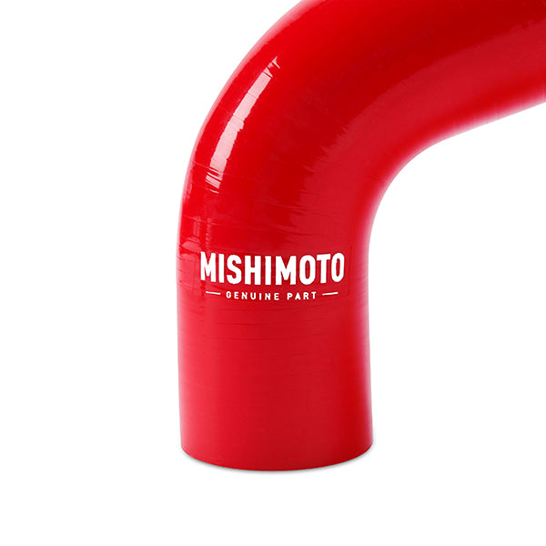 Mishimoto 01-07 Subaru WRX / WRX STI Red Silicone Hose Kit - MMHOSE-WRX-01RD for 2002-2007 Subaru Impreza - installed view