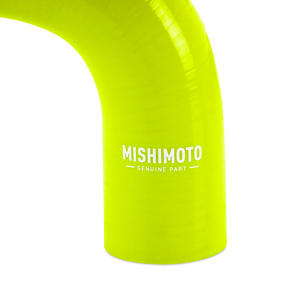 Mishimoto 2022+ Subaru WRX Silicone Radiator Coolant Hose Kit - Neon Yellow - MMHOSE-WRX-22NY for 2022-2025 Subaru WRX - angl