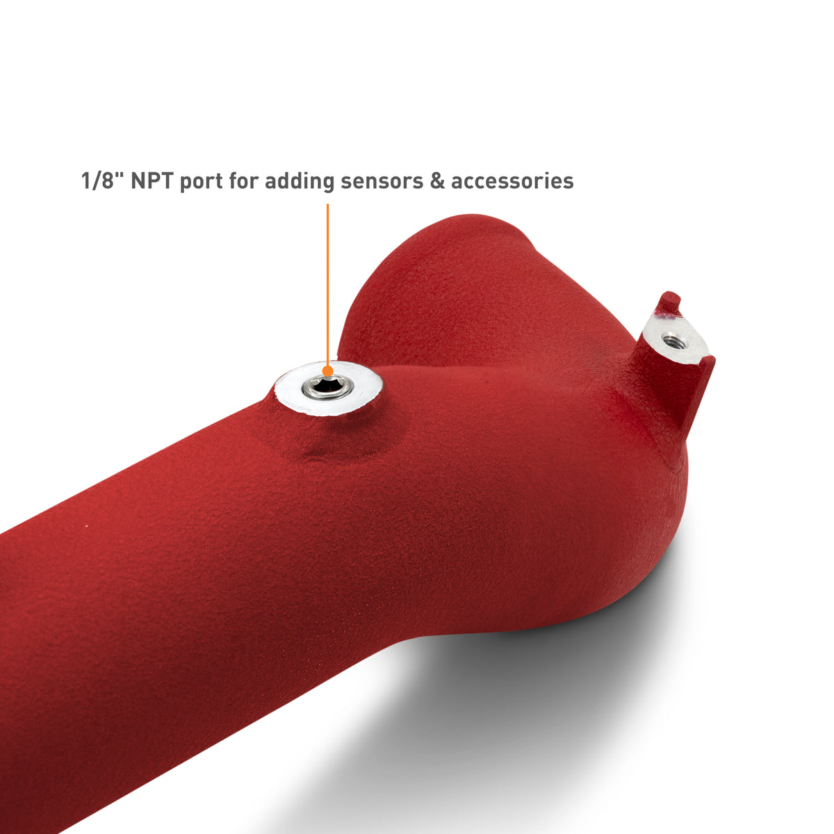 Mishimoto 2022+ Honda Civic 1.5T Intercooler Pipe Kit - Red - MMICP-CIV-22WRD for 2022-2026 Honda Civic - installed view