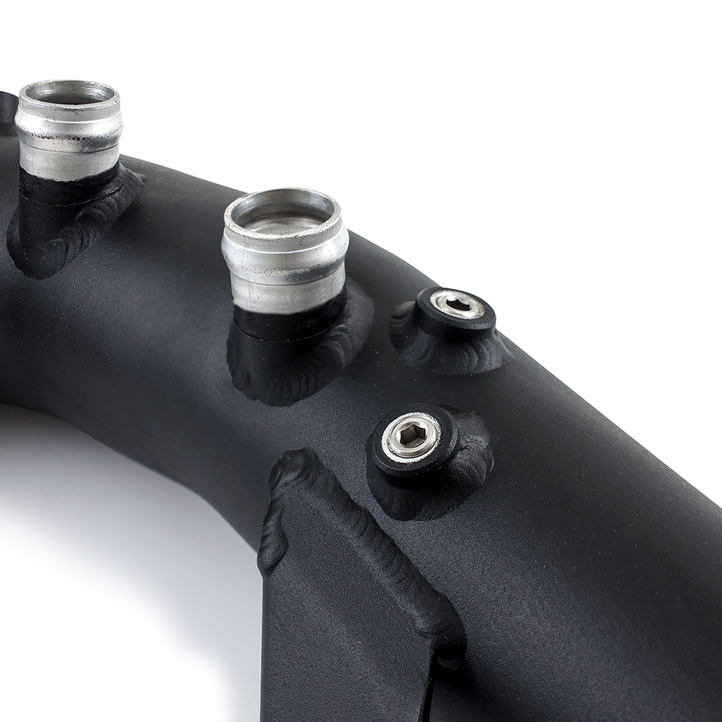 Mishimoto BMW N54 Charge Pipe - MMICP-N54-07 for 2007-2013 BMW 3 Series - installed view