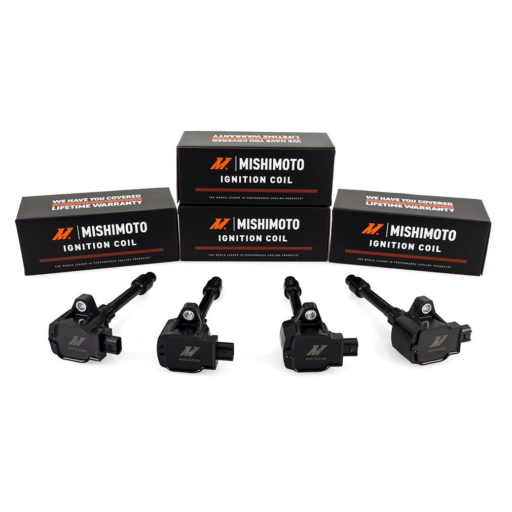 Mishimoto 16-21 Honda Civic Four Cylinder Ignition Coil Set - MMIG-CIV-1604 for 2016-2020 Honda Civic - installed view