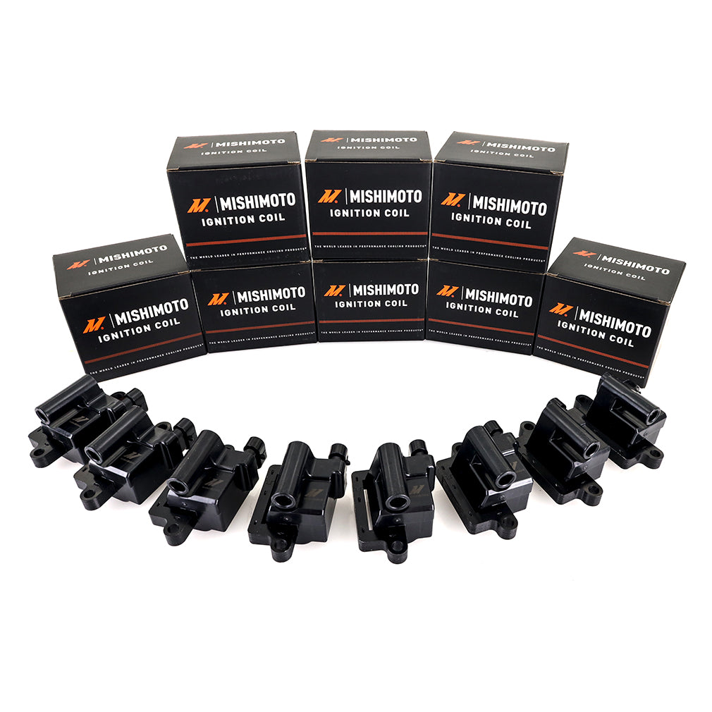 Mishimoto 99-07 GM Square Style Engine Ignition Coil Set - MMIG-LSSQ-9908 for 1999-2007 Chevrolet Silverado 1500 - detail vie