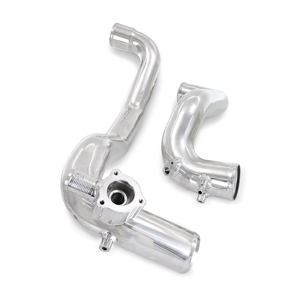 Mishimoto 21+ Bronco 2.3L High Mount INT Kit BK Core P Pipes - MMINT-BR23-21HKBKP for 2021-2026 Ford Bronco - installed view