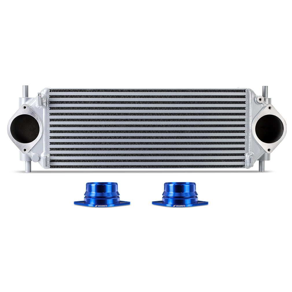 Mishimoto 2021+ Ford Bronco 2.3L Intercooler Kit - Black Pipes/Silver Core - MMINT-BR23-21KBSL for 2021-2026 Ford Bronco - de