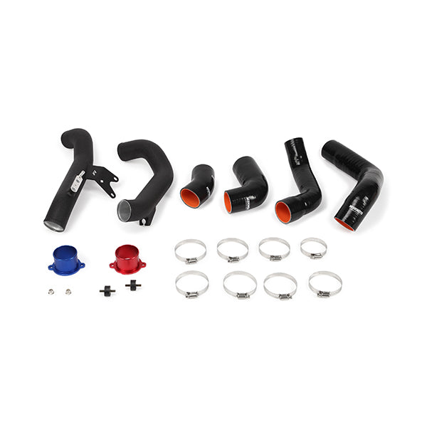 Mishimoto 2016+ Honda Civic 1.5T / 2017+ Honda Civic Si Silver Intercooler Kit w/Black Pipes - MMINT-CIV-16KSLWBK for 2016-20