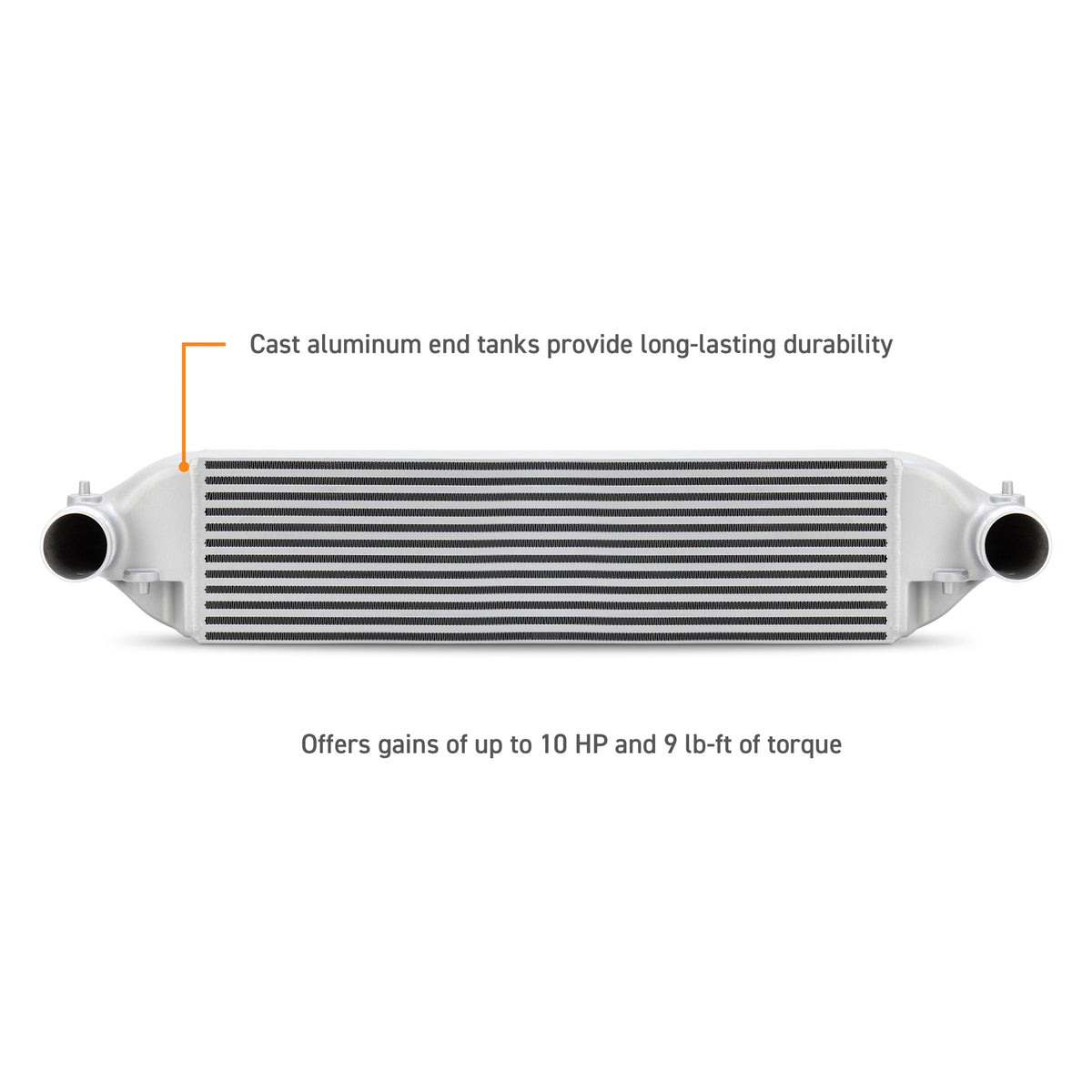 Mishimoto 2023+ Honda Civic Type-R Intercooler Kit w/Pipes - Silver Intercooler/Black Pipes - MMINT-CTR-23KSLBK for 2023-2026