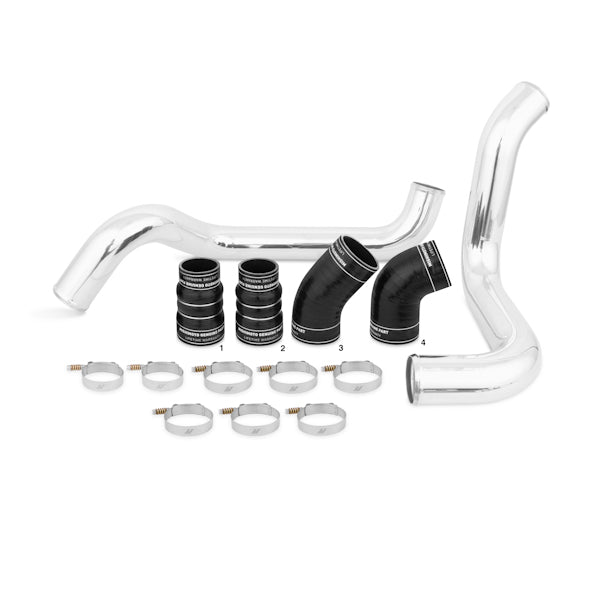 Mishimoto 02-04.5 Chevrolet 6.6L Duramax Intercooler Kit w/ Pipes (Silver) - MMINT-DMAX-02KSL for 2001-2005 Chevrolet Silvera