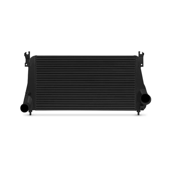 Mishimoto 06-10 Chevy 6.6L Duramax Intercooler (Black) - MMINT-DMAX-06BK for 2006-2010 Chevrolet Silverado 2500 - angle view