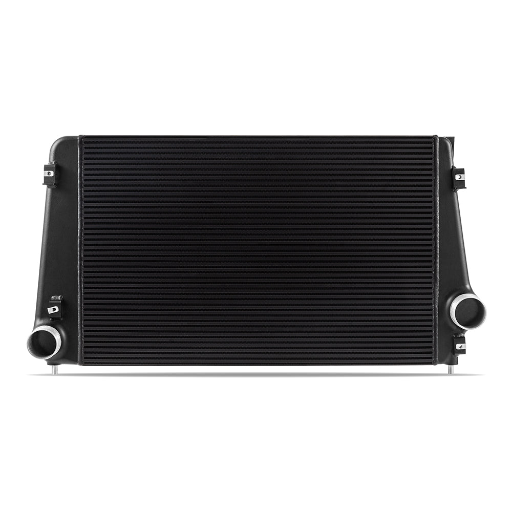 Mishimoto 17-19 GM 6.6L L5P Duramax Intercooler - Black - MMINT-DMAX-17BK for 2017-2019 Chevrolet Silverado 2500 - angle view