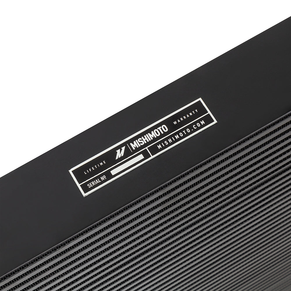 Mishimoto 17-19 GM 6.6L L5P Duramax Intercooler - Black - MMINT-DMAX-17BK for 2017-2019 Chevrolet Silverado 2500 - close-up
