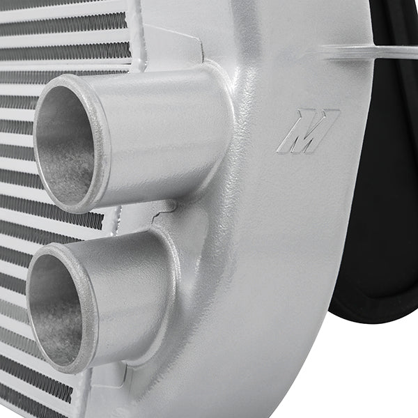 Mishimoto 2011-2014 Ford F-150 EcoBoost Silver Intercooler w/ Black Pipes - MMINT-F150-11KBSL for 2011-2014 Ford F 150 - clos