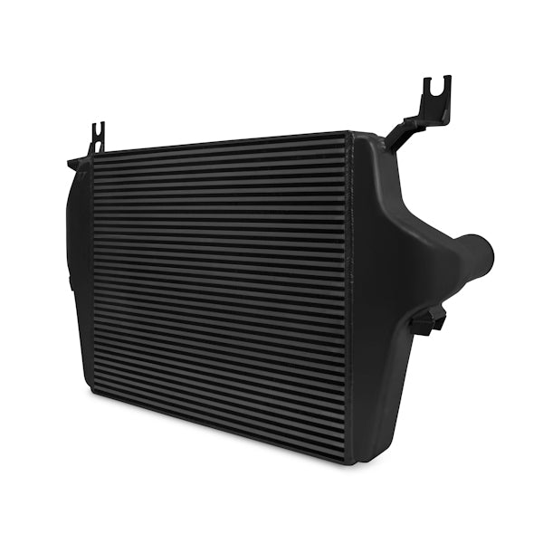 Mishimoto 03-07 Ford 6.0L Powerstroke Intercooler (Black) - MMINT-F2D-03BK for 2003-2007 Ford F 250 - installed view