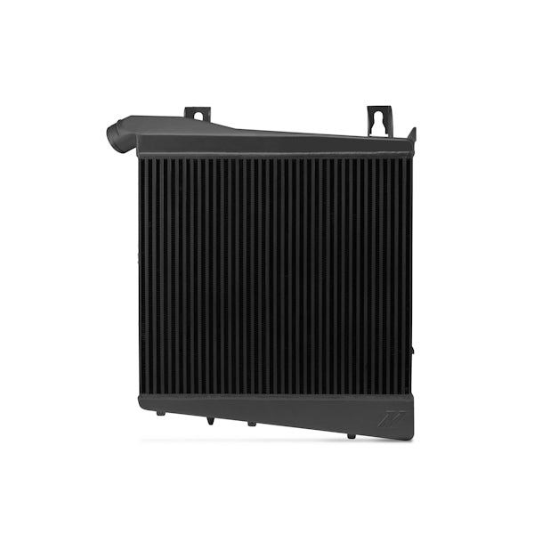 Mishimoto 08-10 Ford 6.4L Powerstroke Intercooler (Black) - MMINT-F2D-08BK for 2008-2010 Ford F 250 - angle view