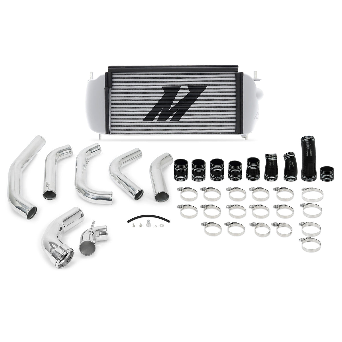 Mishimoto 15-16 Ford F-150 EcoBoost 3.5L Silver Performance Intercooler Kit w/ Polished Pipes - MMINT-F35T-15KPSL