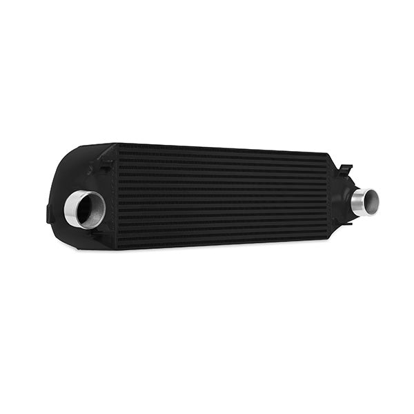 Mishimoto 2013+ Ford Focus ST Black Intercooler w/ Polished Pipes - MMINT-FOST-13KPBK for 2013-2018 Ford Focus ST - close-up