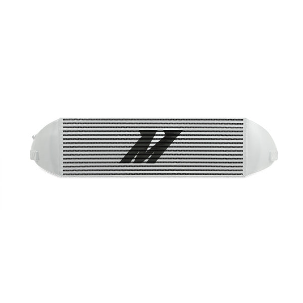 Mishimoto 2013+ Ford Focus ST Silver Intercooler w/ Black Pipes - MMINT-FOST-13KBSL for 2013-2018 Ford Focus ST - angle view