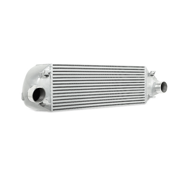 Mishimoto 2013+ Ford Focus ST Silver Intercooler w/ Black Pipes - MMINT-FOST-13KBSL for 2013-2018 Ford Focus ST - close-up