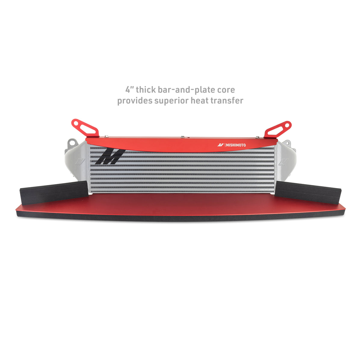 Mishimoto 2023+ Toyota GR Corolla Intercooler & Pipe Kit - Silver Cooler - Red Pipes - MMINT-GRC-23KSLRD for 2023-2025 Toyota