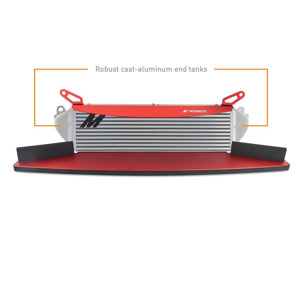 Mishimoto 2023+ Toyota GR Corolla Performance Intercooler - Silver - MMINT-GRC-23SL for 2023-2025 Toyota GR Corolla - angle v