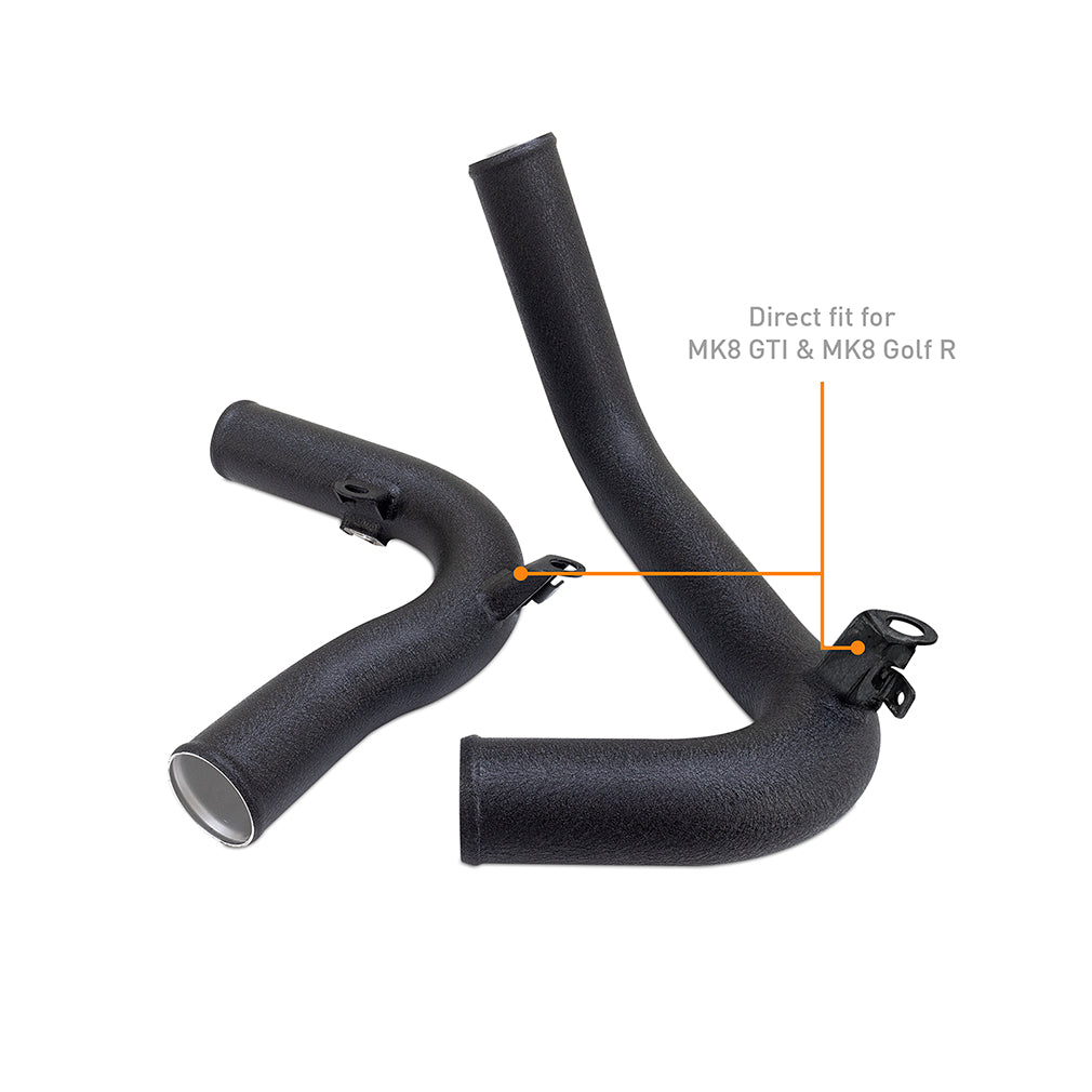Mishimoto 22+ Volkswagen GTI MK8 (MQB) Performance Intercooler Kit BK - MMINT-MK8-22KWBK for 2019-2023 Audi TT - angle view