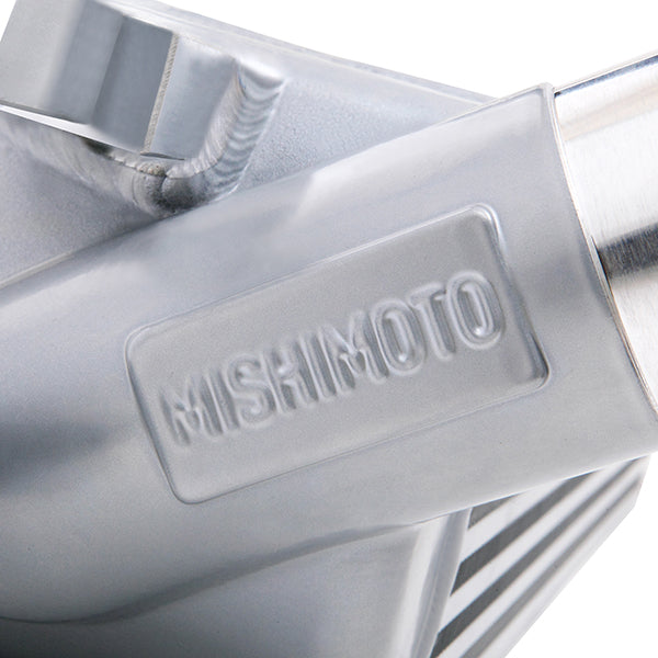 Mishimoto 2015 Ford Mustang EcoBoost Front-Mount Intercooler - Silver - MMINT-MUS4-15SL for 2015-2021 Ford Mustang - close-up