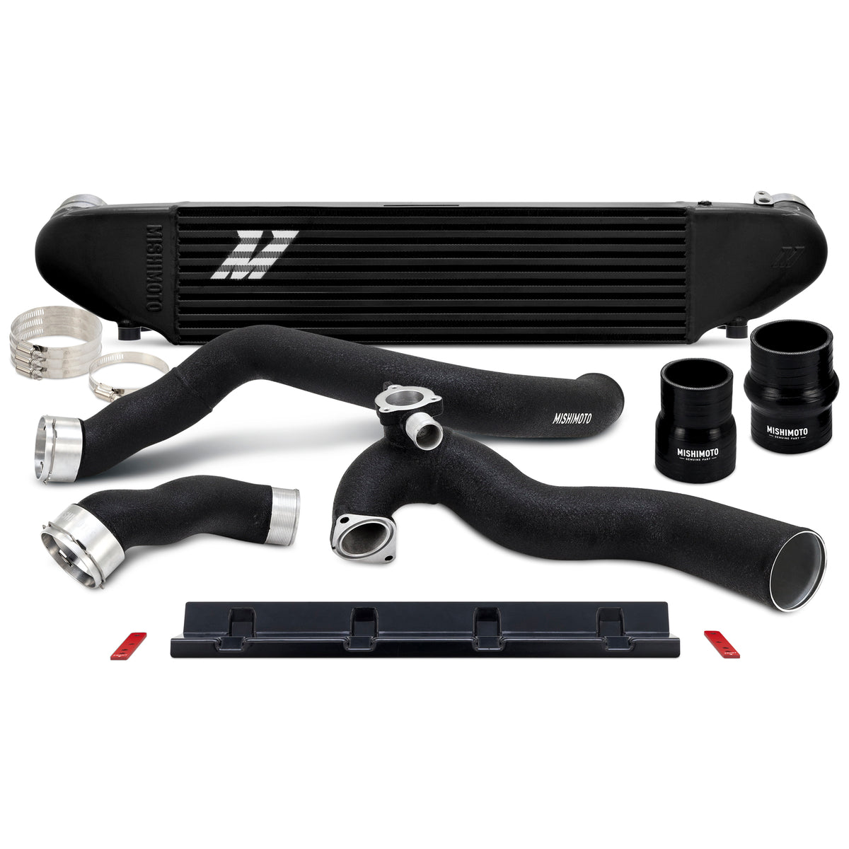 Mishimoto 2024+ Ford Mustang 2.3L EcoBoost Performance Intercooler Kit -  Black/Black - MMINT-MUS4-24KBKBK