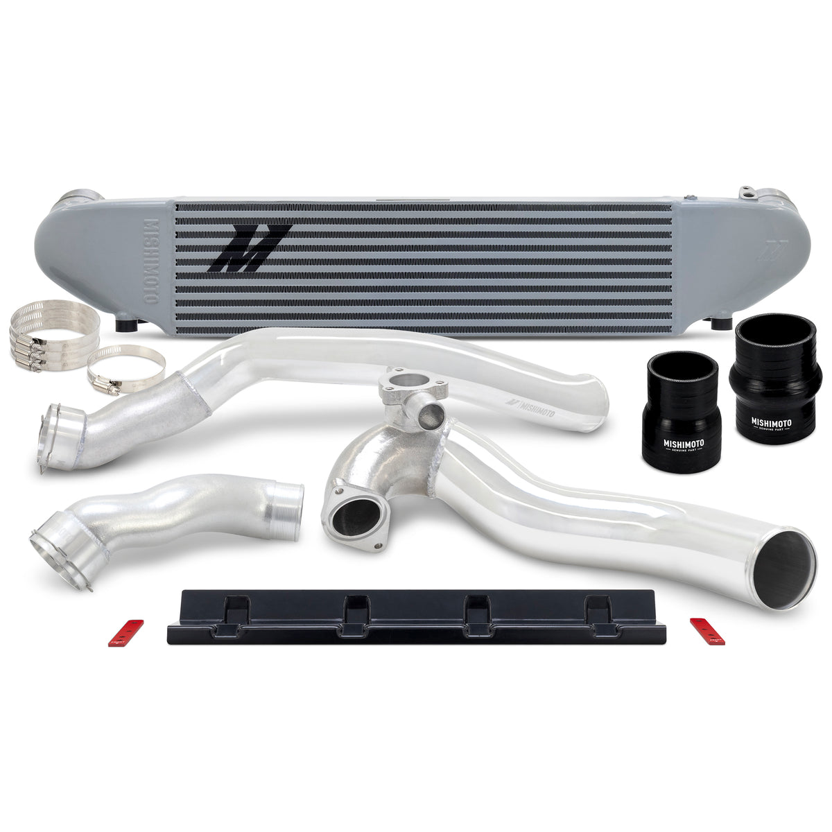 Mishimoto 2024+ Ford Mustang 2.3L EcoBoost Performance Intercooler Kit -  Silver/Polished - MMINT-MUS4-24KSLP