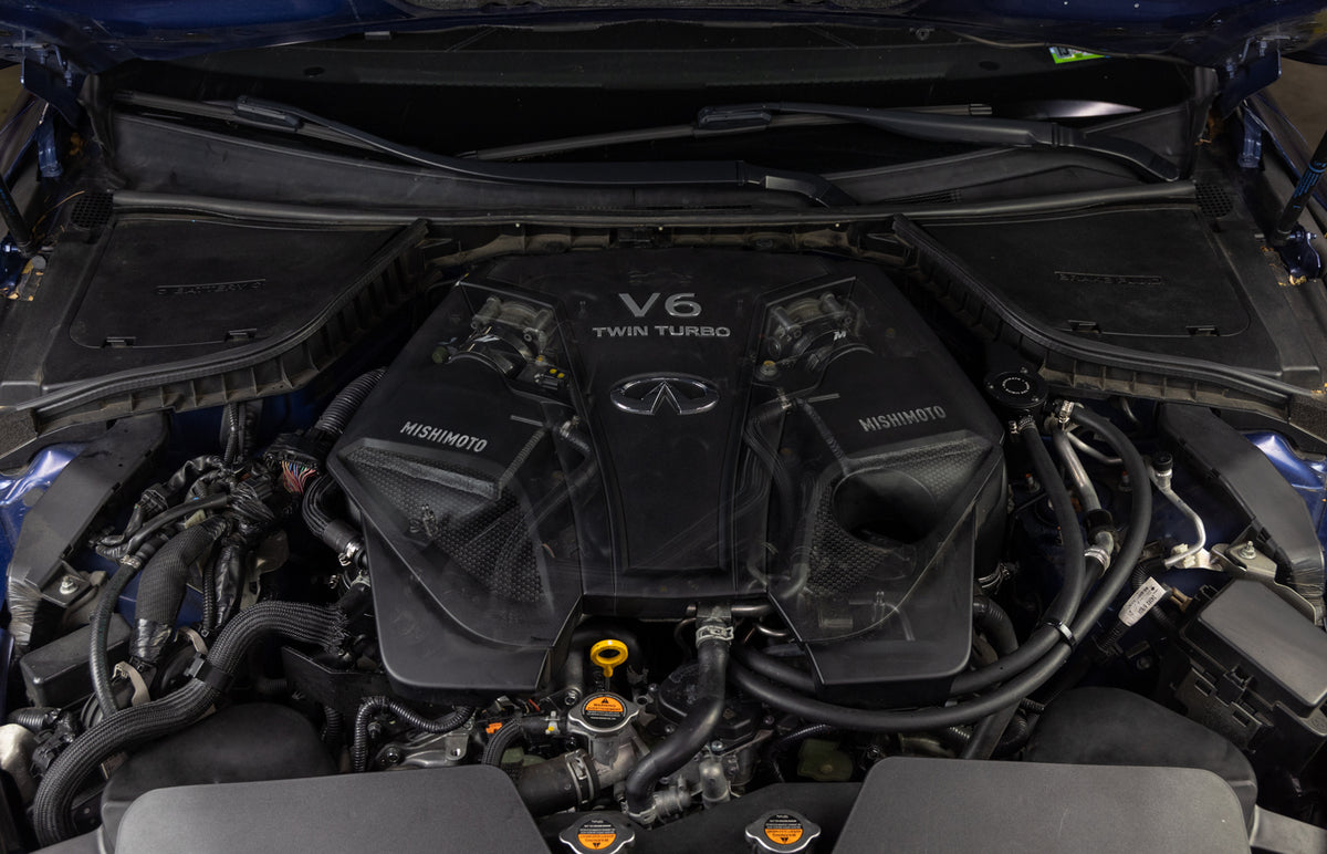 Mishimoto 2016+ Infiniti Q50/60 3.0T Performance Air-To-Water Intercooler Kit - MMINT-Q50-16 for 2016-2024 INFINITI Q50 - add