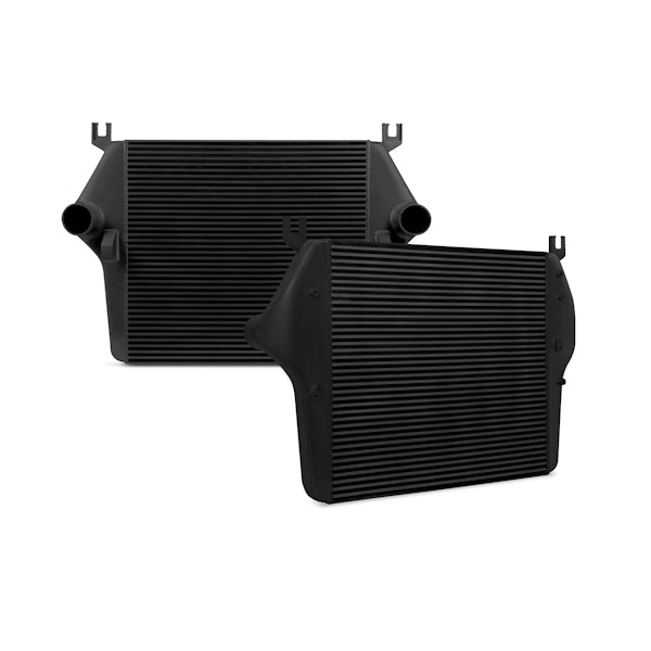 Mishimoto 03-07 Dodge 5.9L Cummins Intercooler Kit w/ Pipes (Black) - MMINT-RAM-03KBK for 2003-2007 Dodge Ram 2500 - angle vi