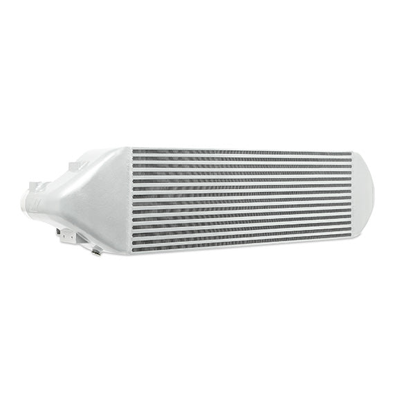 Mishimoto 2016+ Ford Focus RS Intercooler (I/C ONLY) - Silver - MMINT-RS-16SL for 2013-2018 Ford Focus ST - angle view