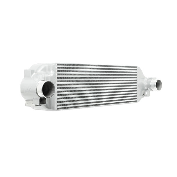 Mishimoto 2016+ Ford Focus RS Intercooler (I/C ONLY) - Silver - MMINT-RS-16SL for 2013-2018 Ford Focus ST - installed view