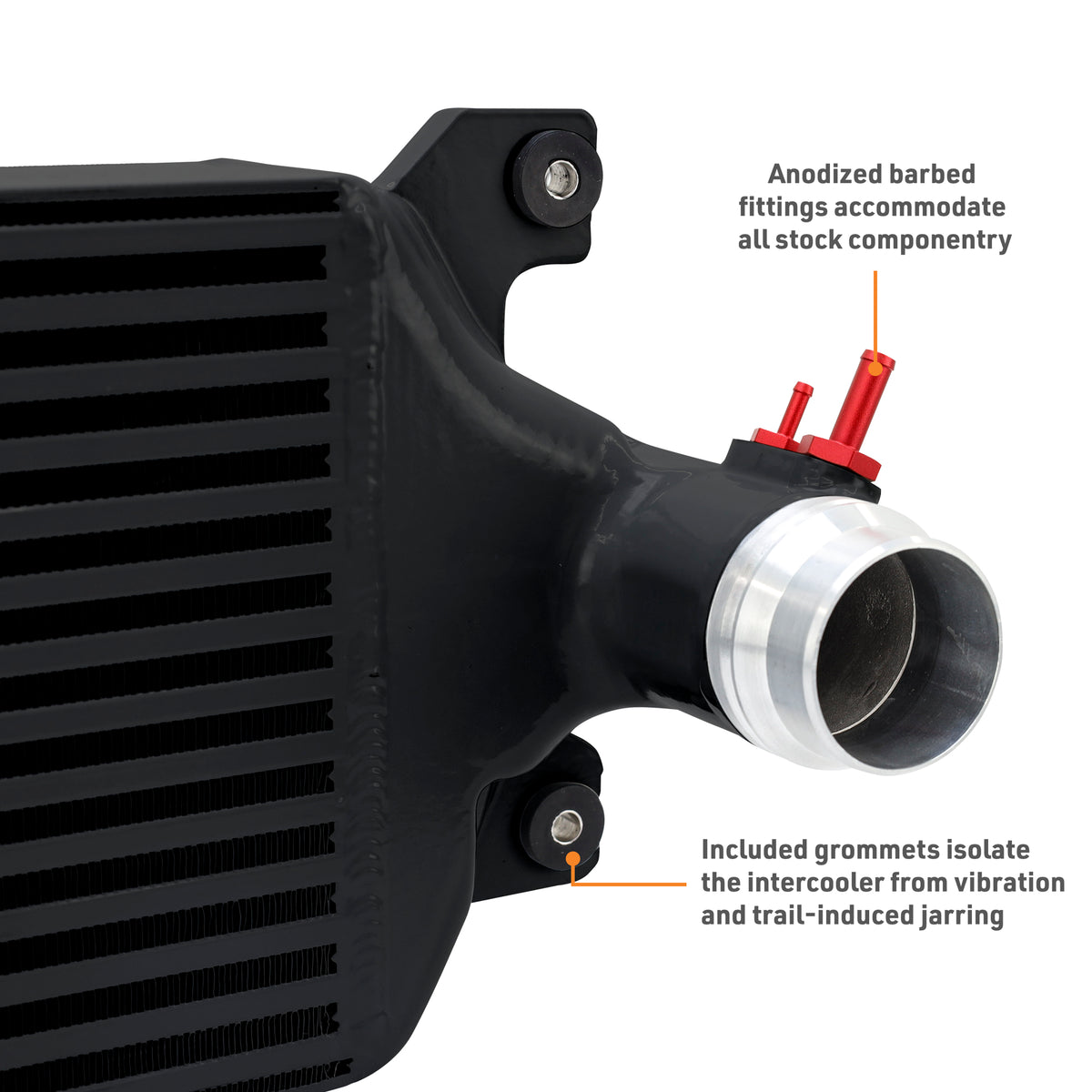 Mishimoto 24+ Tacoma Performance Intercooler Kit - BK Cooler - BK Pipes - MMINT-TAC-24KBKBK for 2024-2026 Toyota Land Cruiser