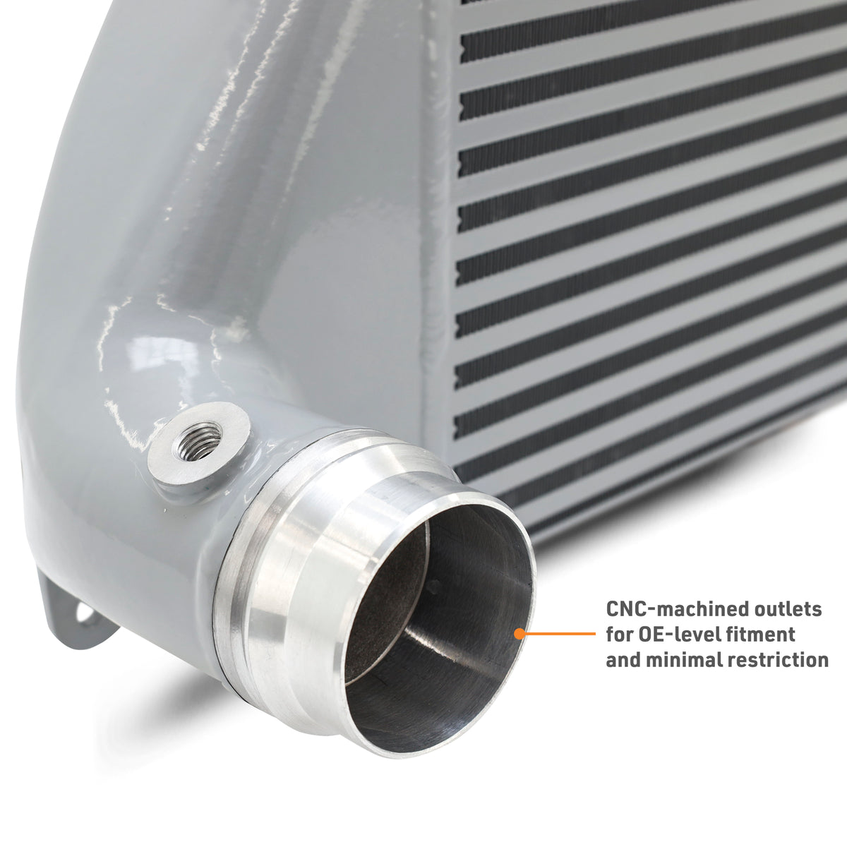 Mishimoto 2024+ Toyota Tacoma Performance Intercooler - Silver - MMINT-TAC-24SL for 2024-2026 Toyota Land Cruiser - installed