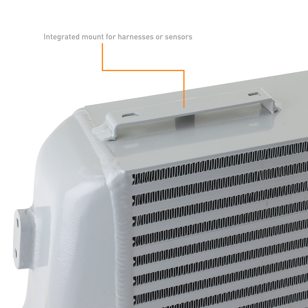 Mishimoto Universal L-Line Intercooler - Black - MMINT-ULBK by Mishimoto - detail view