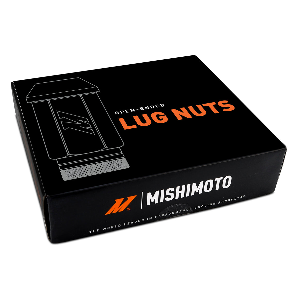Mishimoto Steel Locking Lug Nuts M14x1.5 20pc Set Black - MMLG-M14-20LBK for 2007-2025 Acura MDX - detail view