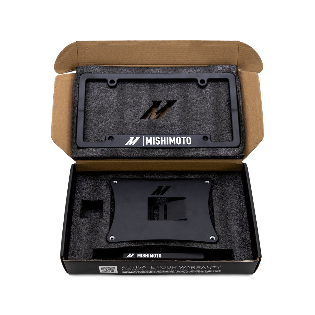 Mishimoto 17-21 Civic License Plate Relocation Kit - MMLP-CIV-17 for 2017-2021 Honda Civic - installed view
