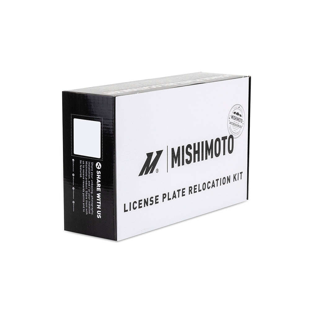 Mishimoto 2011+ Ford F-250/F-350 License Plate Relocation Bracket - MMLP-F2D-11 for 2011-2023 Ford F 250 - installed view