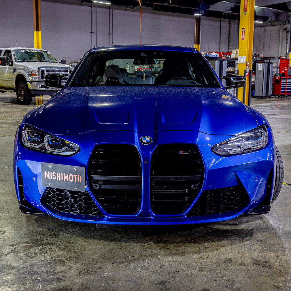 Mishimoto 2021+ BMW G8x M3/M4 License Plate Relocation Kit - MMLP-G80-21 for 2021-2025 BMW M3 - side view