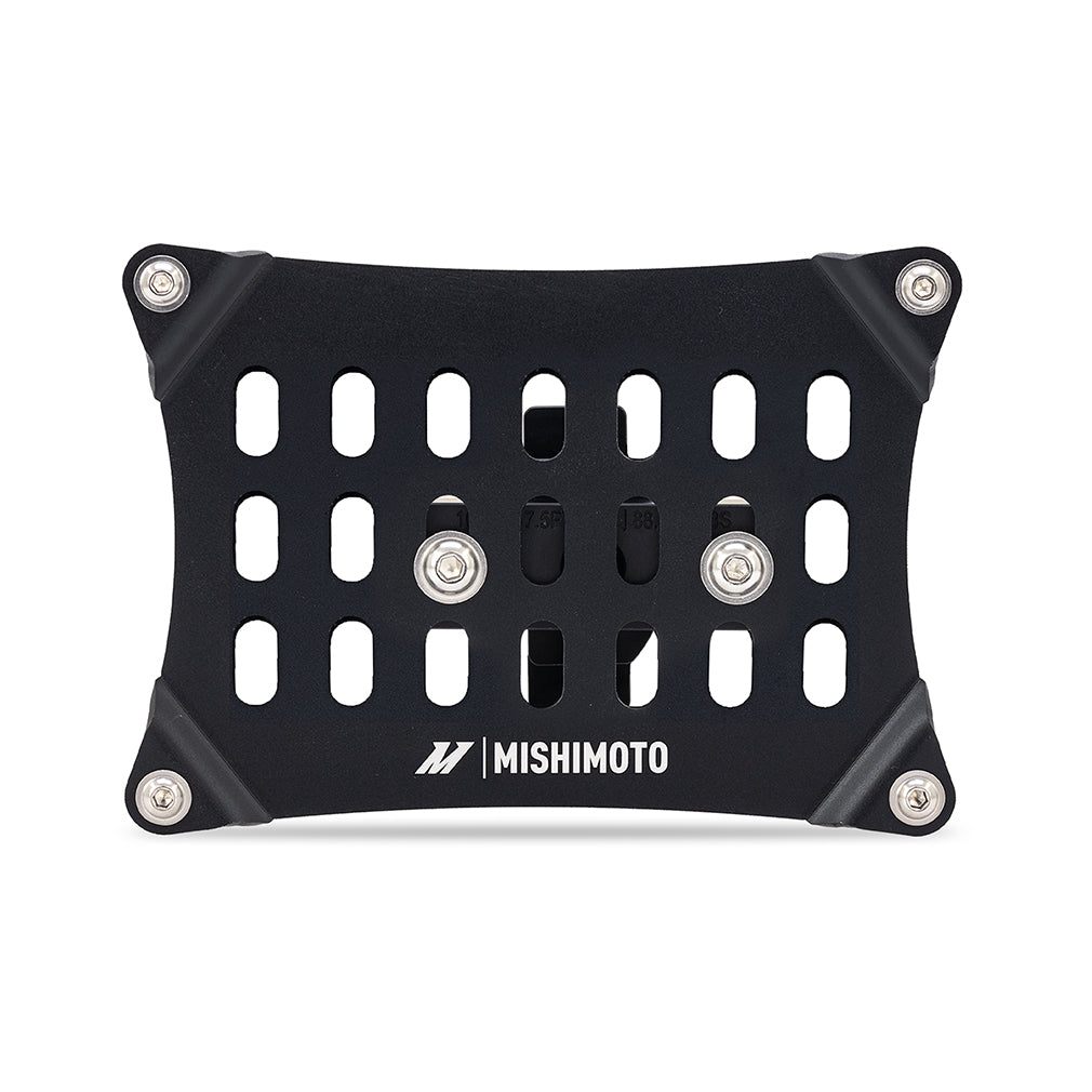 Mishimoto 2024+ Ford Mustang V8 License Plate Relocation Kit - MMLP-MUS8-24 for 2024-2026 Ford Mustang - installed view