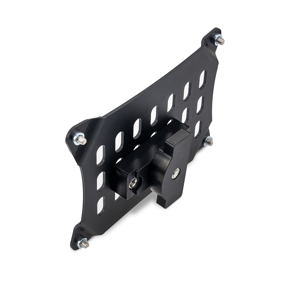 Mishimoto 2024+ Ford Mustang V8 License Plate Relocation Kit - MMLP-MUS8-24 for 2024-2026 Ford Mustang - angle view