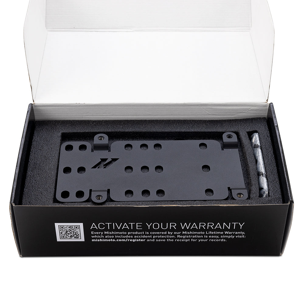 Mishimoto 2019+ Ram 2500/3500 License Plate Relocation Kit - MMLP-RAM-19 for 2019-2024 Ram 2500 - detail view