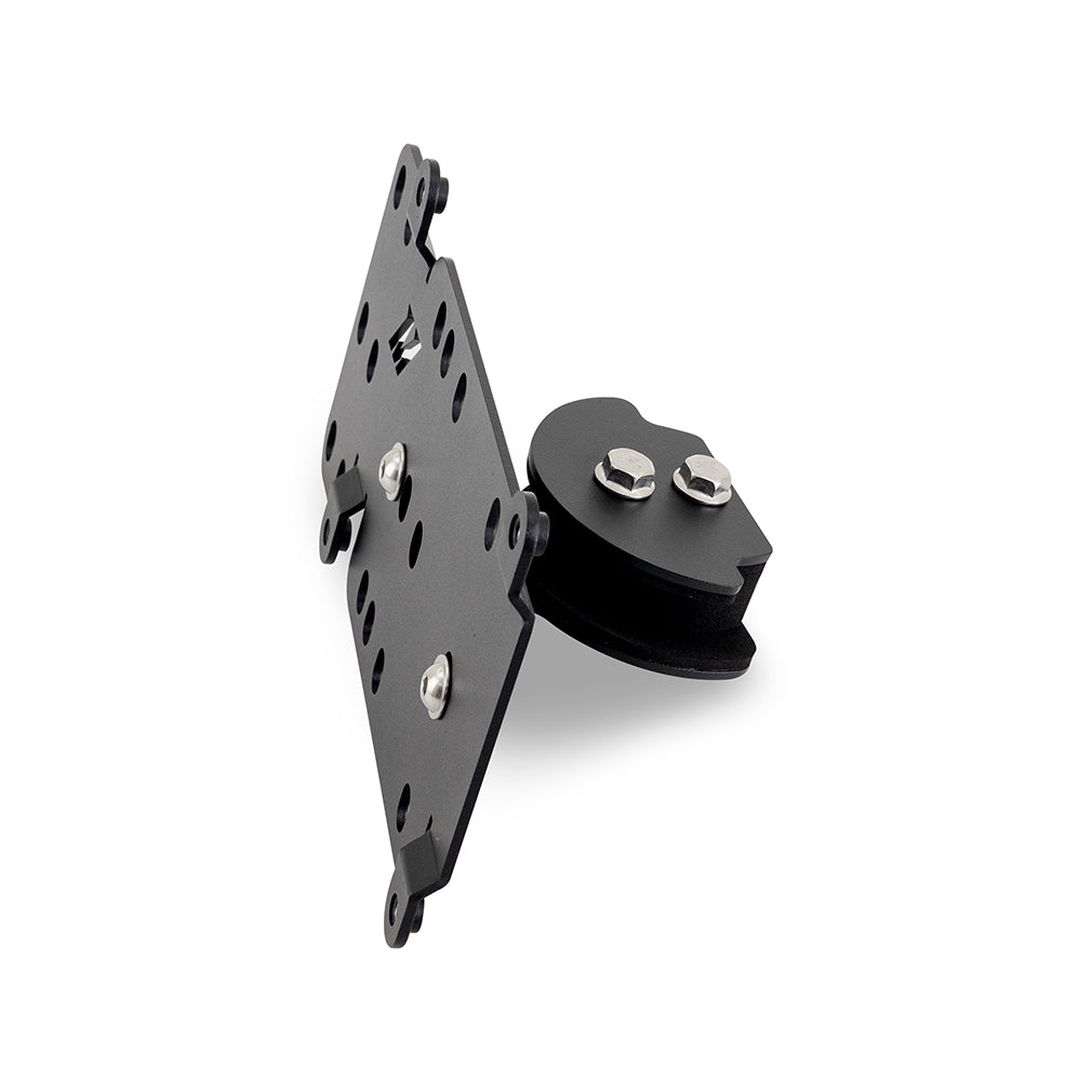 Mishimoto 19-21 Chevy 1500 Tow Hook License Plate Relocation Bracket - MMLP-T1-19 for 2019-2022 Chevrolet Silverado 1500 - an