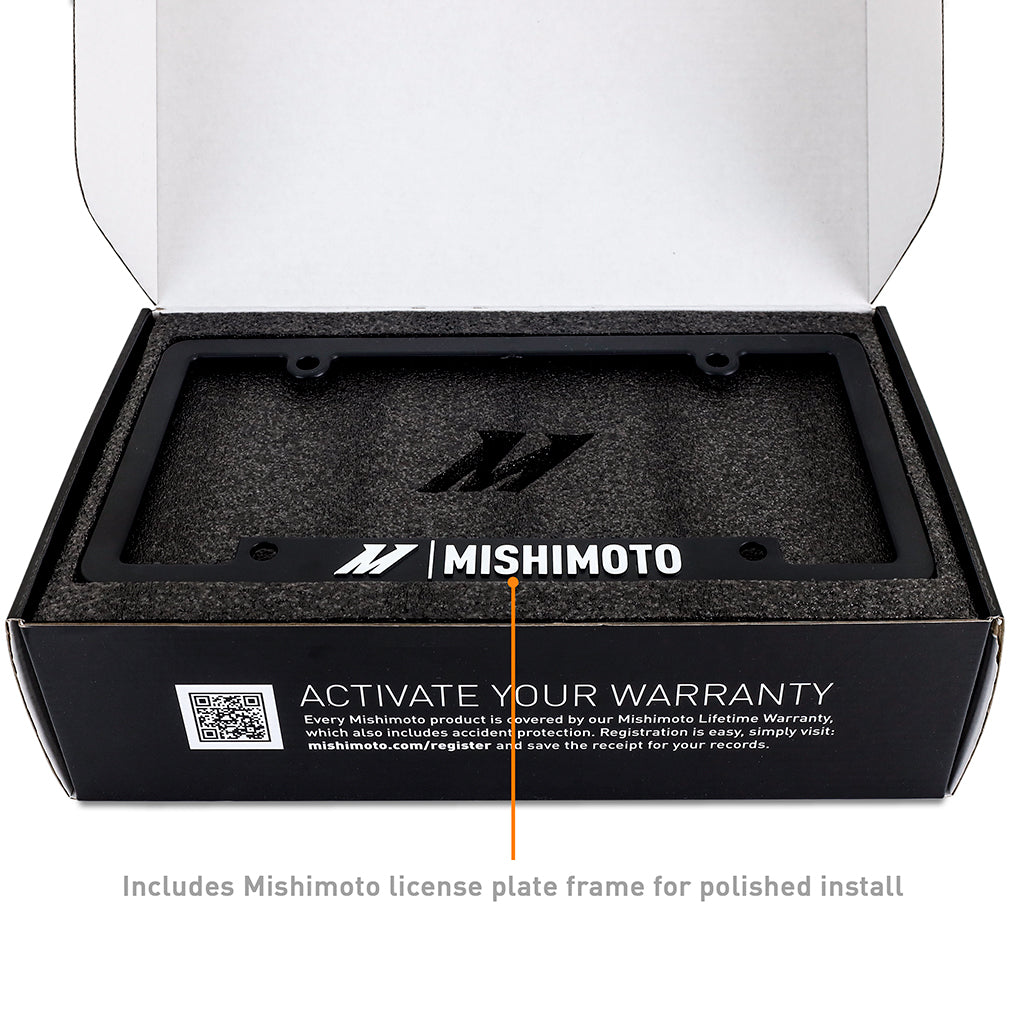 Mishimoto 2022+ Chevy 1500 Tow Hook License Plate Relocation Bracket - MMLP-T1-22 for 2022-2024 Cadillac Escalade - close-up