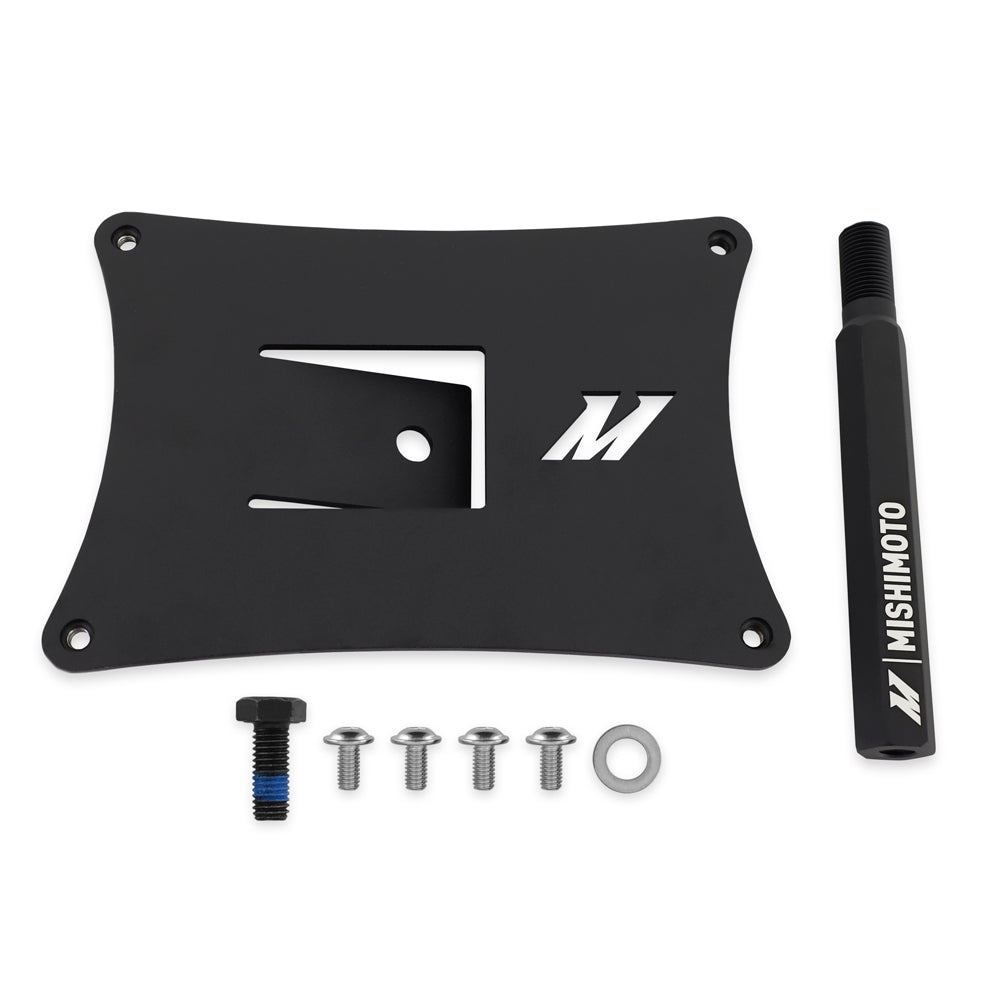 Mishimoto 2022+ Subaru WRX License Plate Relocation Kit - MMLP-WRX-22 for 2018-2026 Subaru Crosstrek - angle view