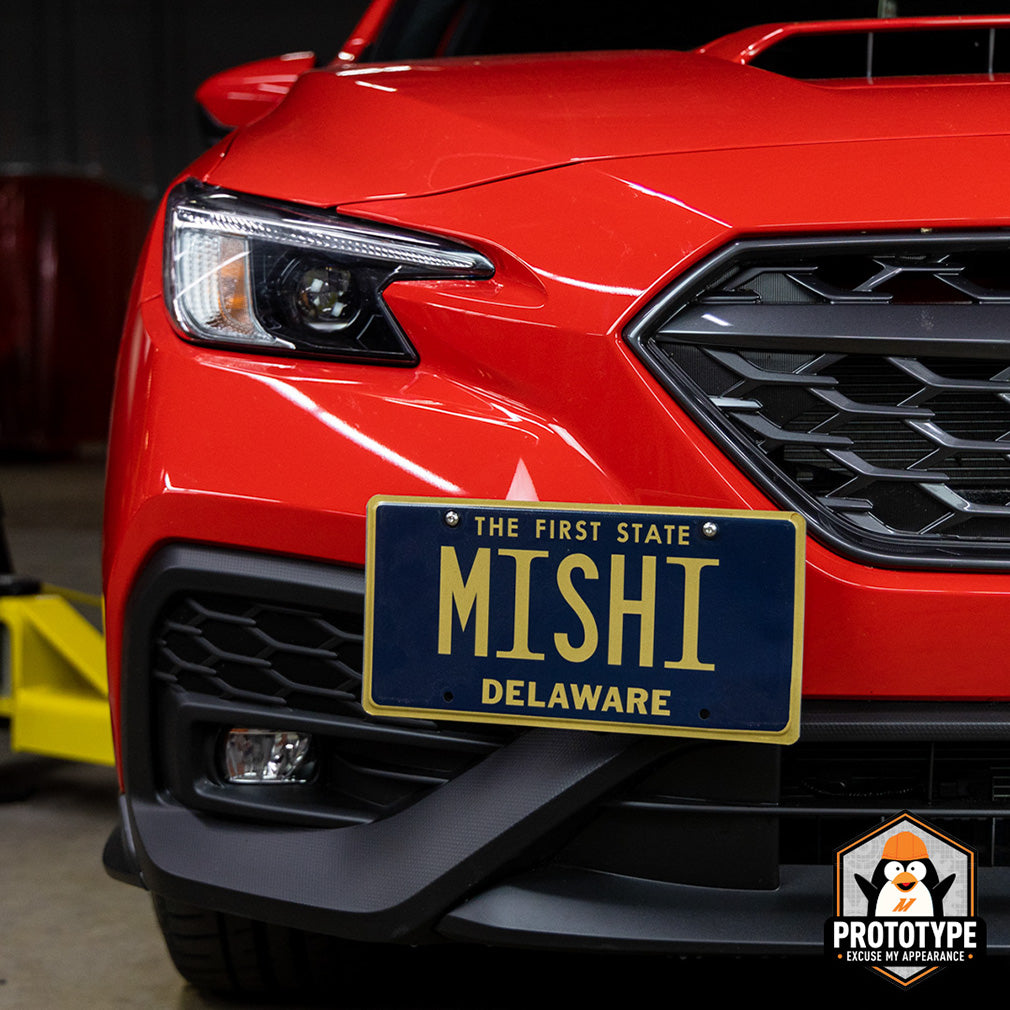Mishimoto 2022+ Subaru WRX License Plate Relocation Kit - MMLP-WRX-22 for 2018-2026 Subaru Crosstrek - alternate view