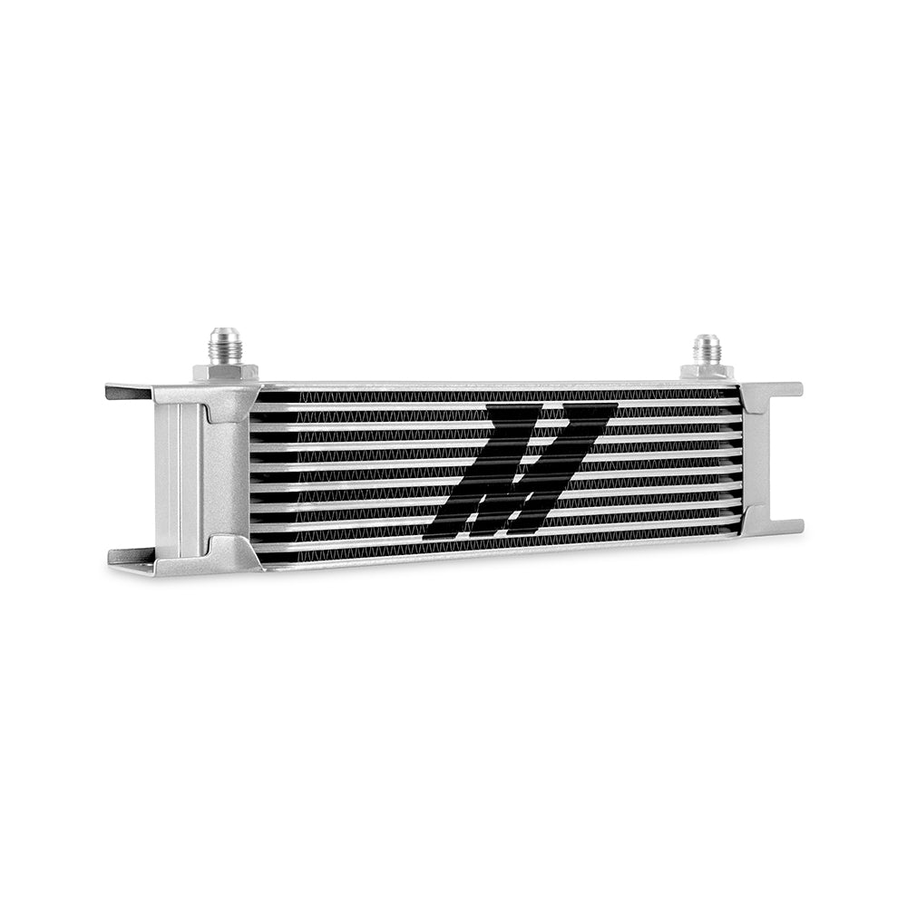 Mishimoto Universal -6AN 10 Row Oil Cooler - Silver - MMOC-10-6SL by Mishimoto - detail view