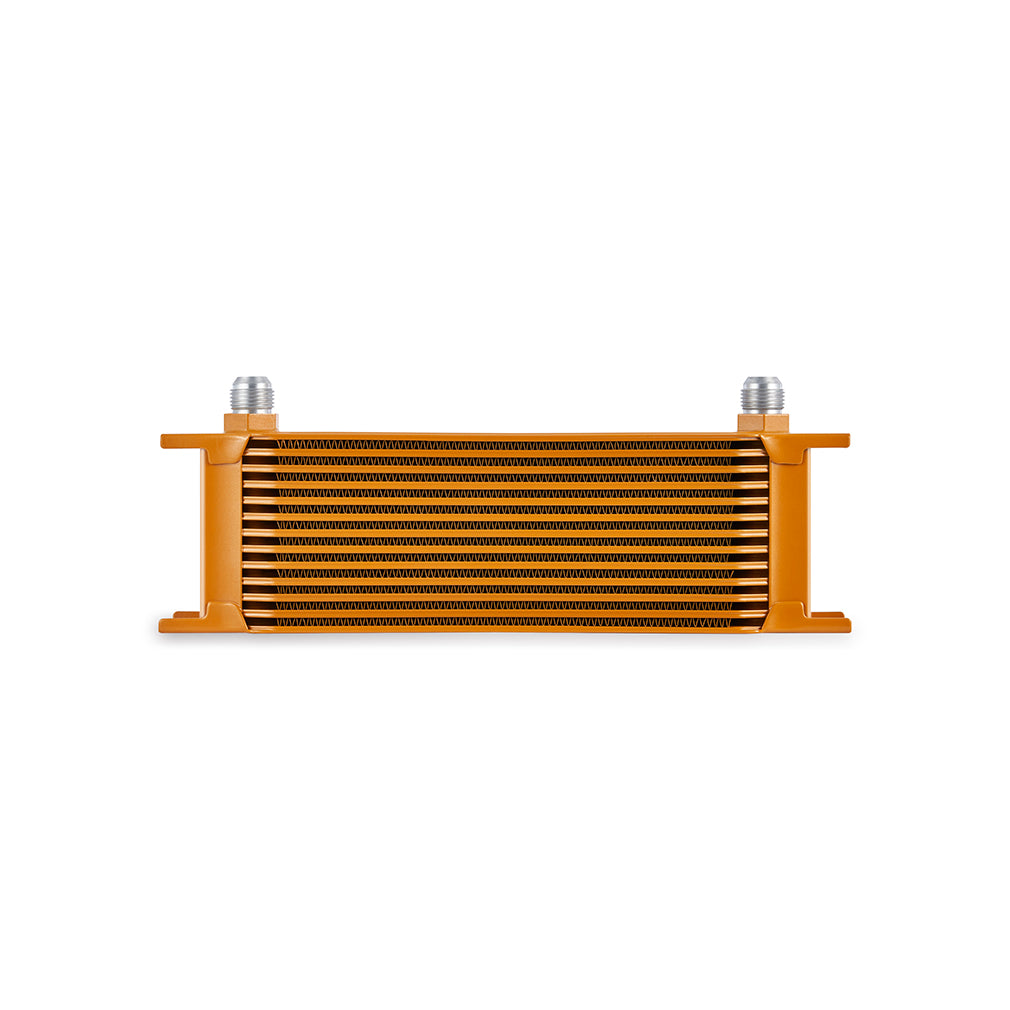 Mishimoto Universal 13-Row Oil Cooler Gold - MMOC-13GD by Mishimoto - detail view